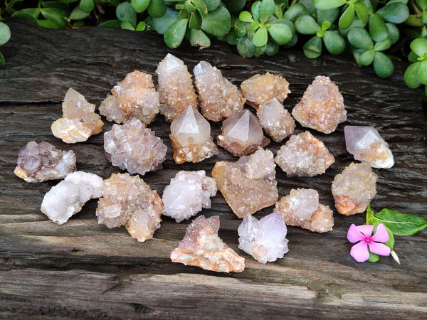Natural Mixed Smokey Amethyst Spirit Quartz Clusters x 35 From Boekenhouthoek, South Africa - Toprock Gemstones and Minerals 