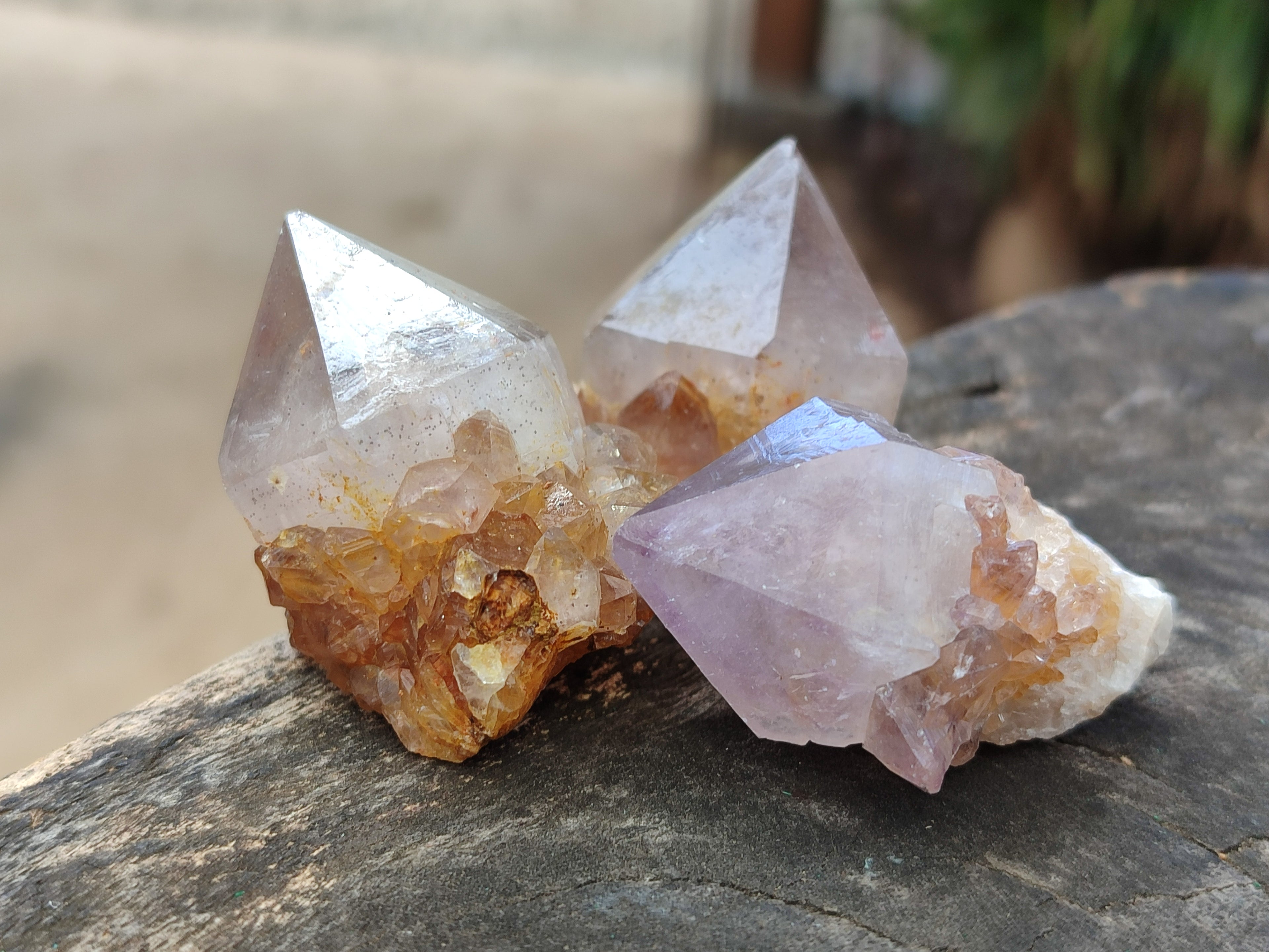 Natural Mixed Smokey Amethyst Spirit Quartz Clusters x 35 From Boekenhouthoek, South Africa - Toprock Gemstones and Minerals 