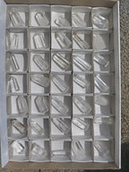 Polished Clear Quartz Crystals x 35 From Madagascar - Toprock Gemstones and Minerals 