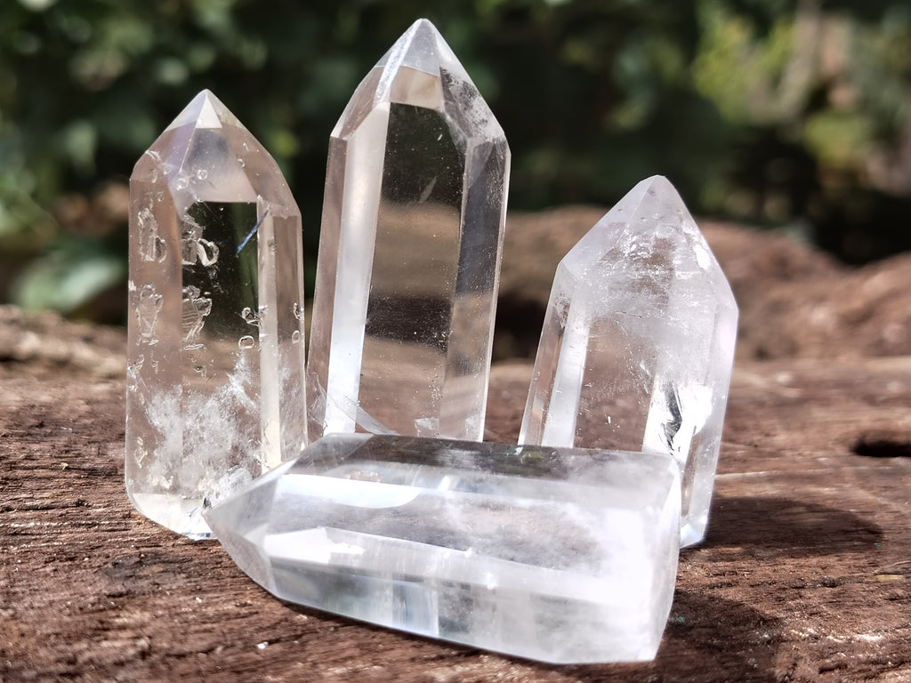 Polished Clear Quartz Crystals x 35 From Madagascar - Toprock Gemstones and Minerals 