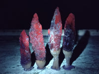 Natural Drusy Quartz Coated Calcite Pseudomorph Specimens x 12 From Lesotho - Toprock Gemstones and Minerals 