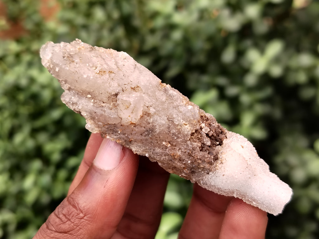 Natural Drusy Quartz Coated Calcite Pseudomorph Specimens x 12 From Lesotho - Toprock Gemstones and Minerals 