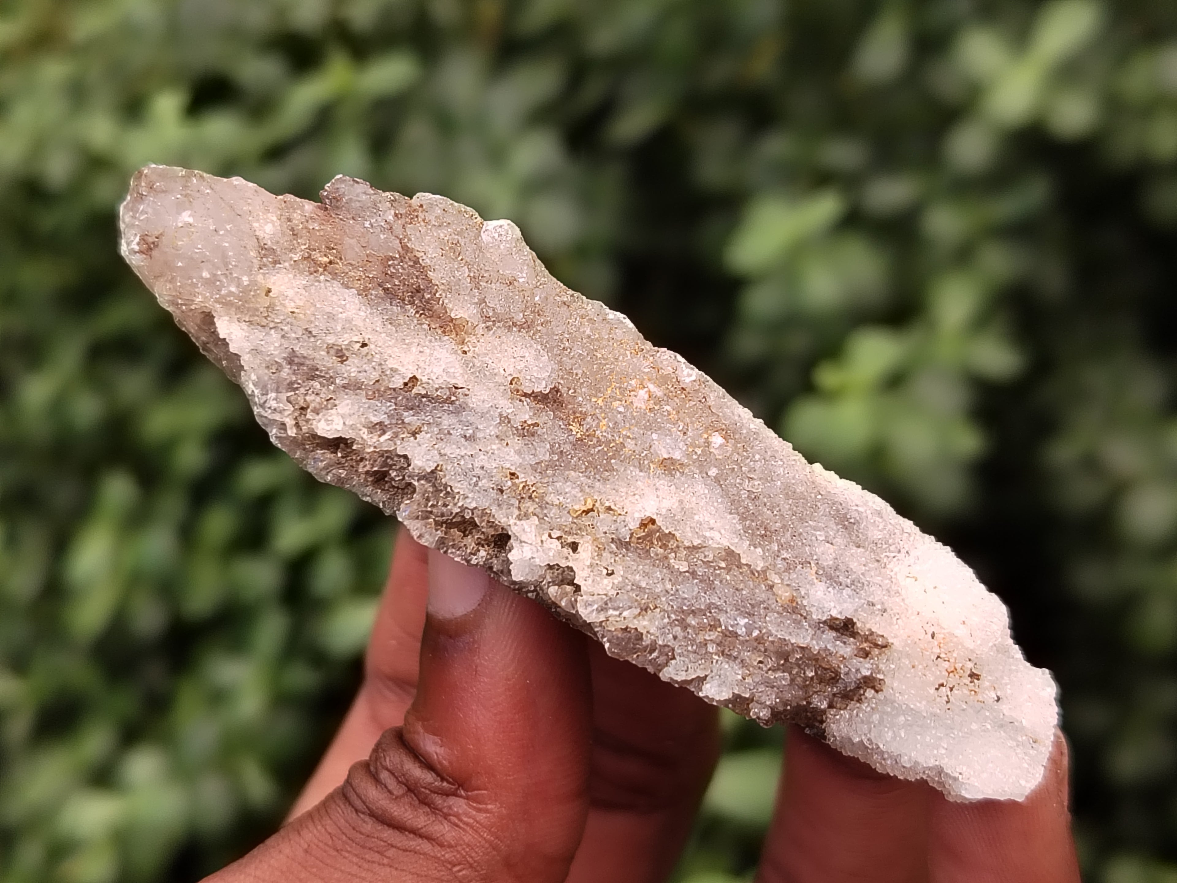 Natural Drusy Quartz Coated Calcite Pseudomorph Specimens x 12 From Lesotho - Toprock Gemstones and Minerals 