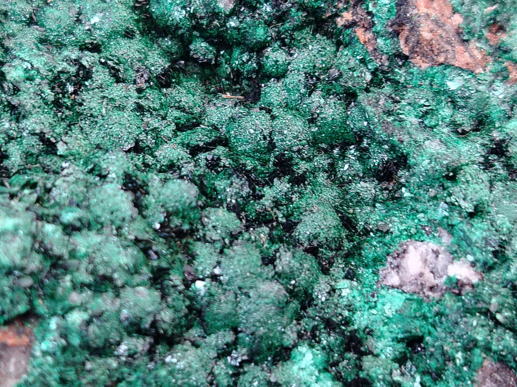 Natural Botryoidal Malachite Specimens x 2 From Congo - Toprock Gemstones and Minerals 