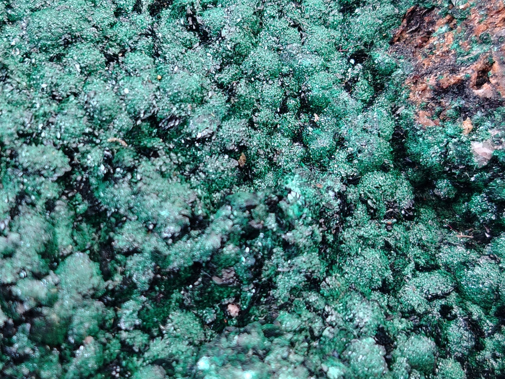 Natural Botryoidal Malachite Specimens x 2 From Congo - Toprock Gemstones and Minerals 