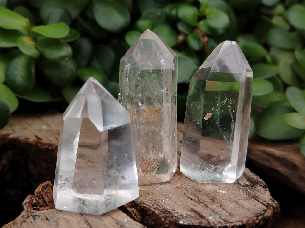 Polished Clear Quartz Crystals x 20 From Madagascar - Toprock Gemstones and Minerals 