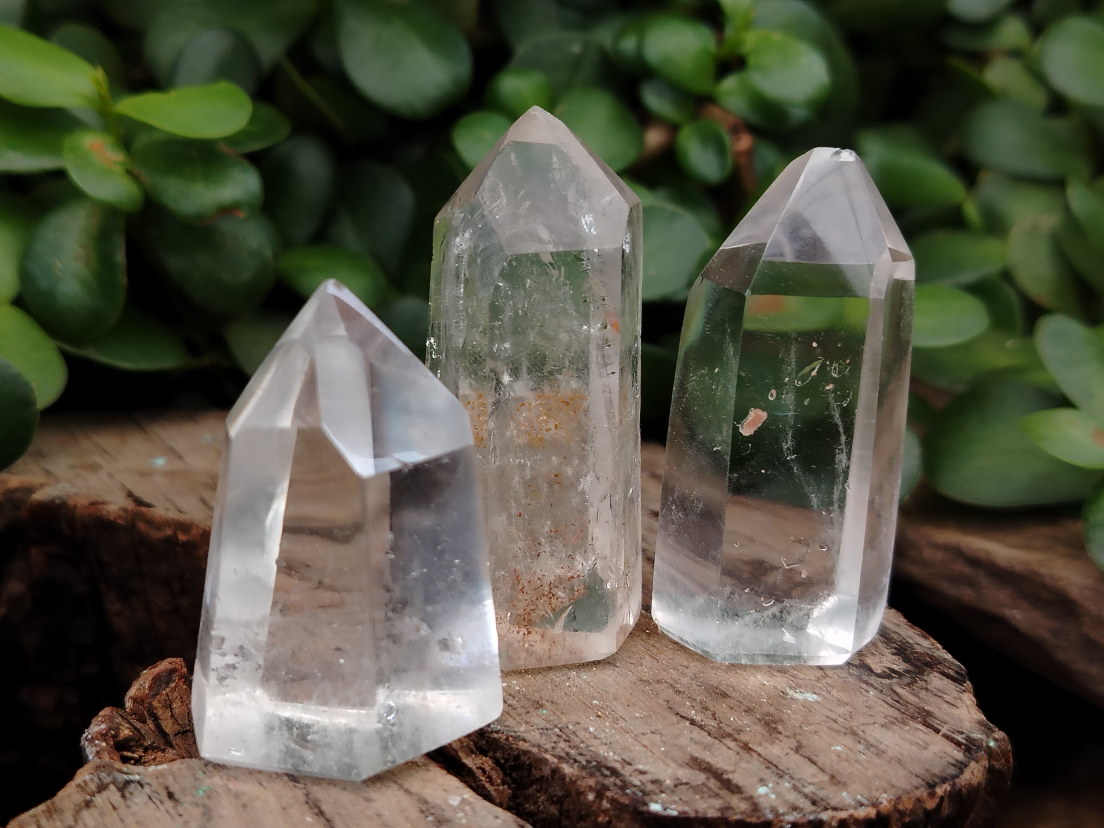 Polished Clear Quartz Crystals x 20 From Madagascar - Toprock Gemstones and Minerals 
