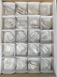 Polished Clear Quartz Crystals x 20 From Madagascar - Toprock Gemstones and Minerals 