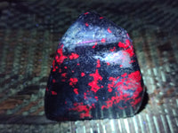 Polished Ruby Corundum In Chrome Verdite Standing Free Forms x 3 From Zimbabwe - Toprock Gemstones and Minerals 