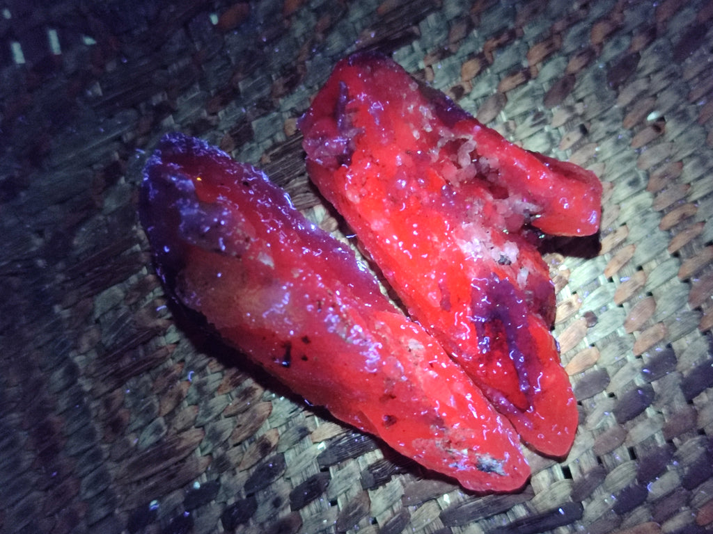 Natural Drusy Quartz Coated Calcite Pseudomorph Specimens x 35 From Alberts Mountain, Lesotho - Toprock Gemstones and Minerals 