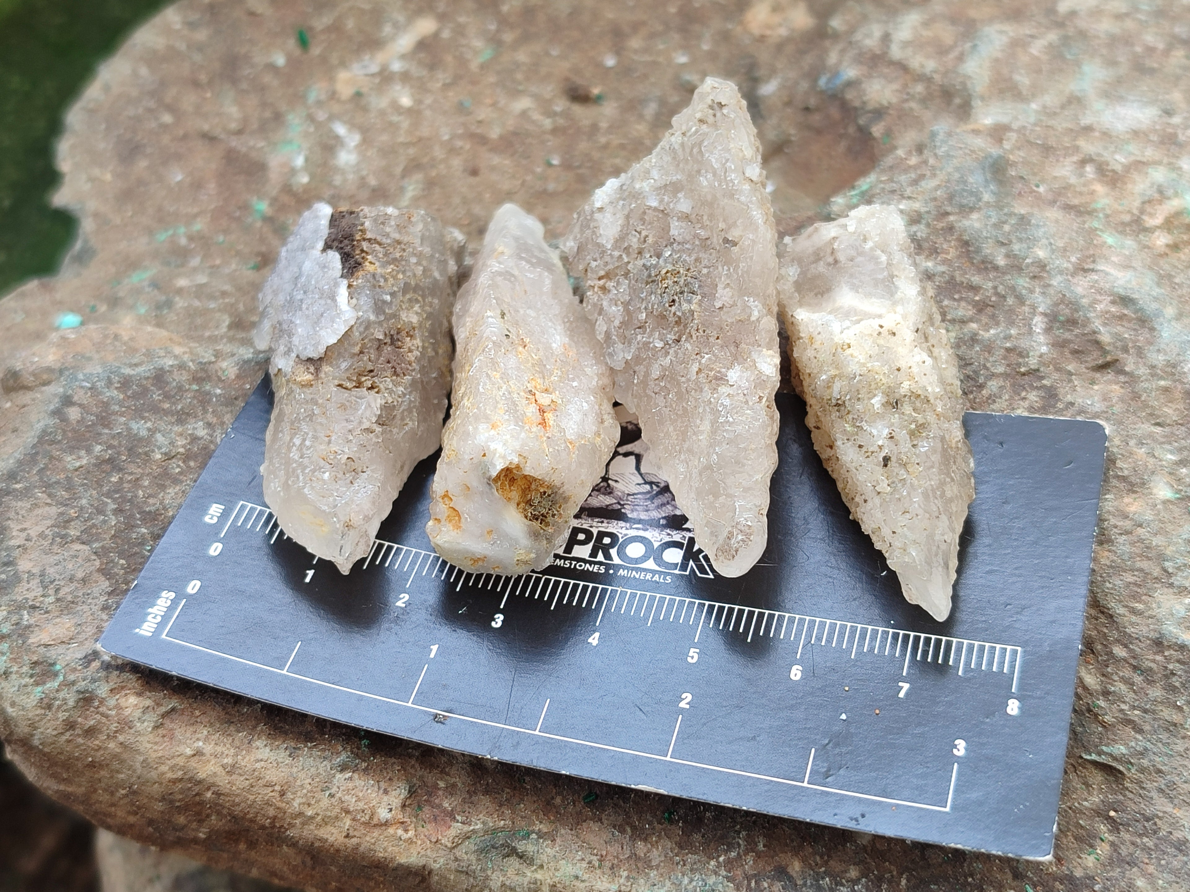 Natural Drusy Quartz Coated Calcite Pseudomorph Specimens x 35 From Alberts Mountain, Lesotho - Toprock Gemstones and Minerals 
