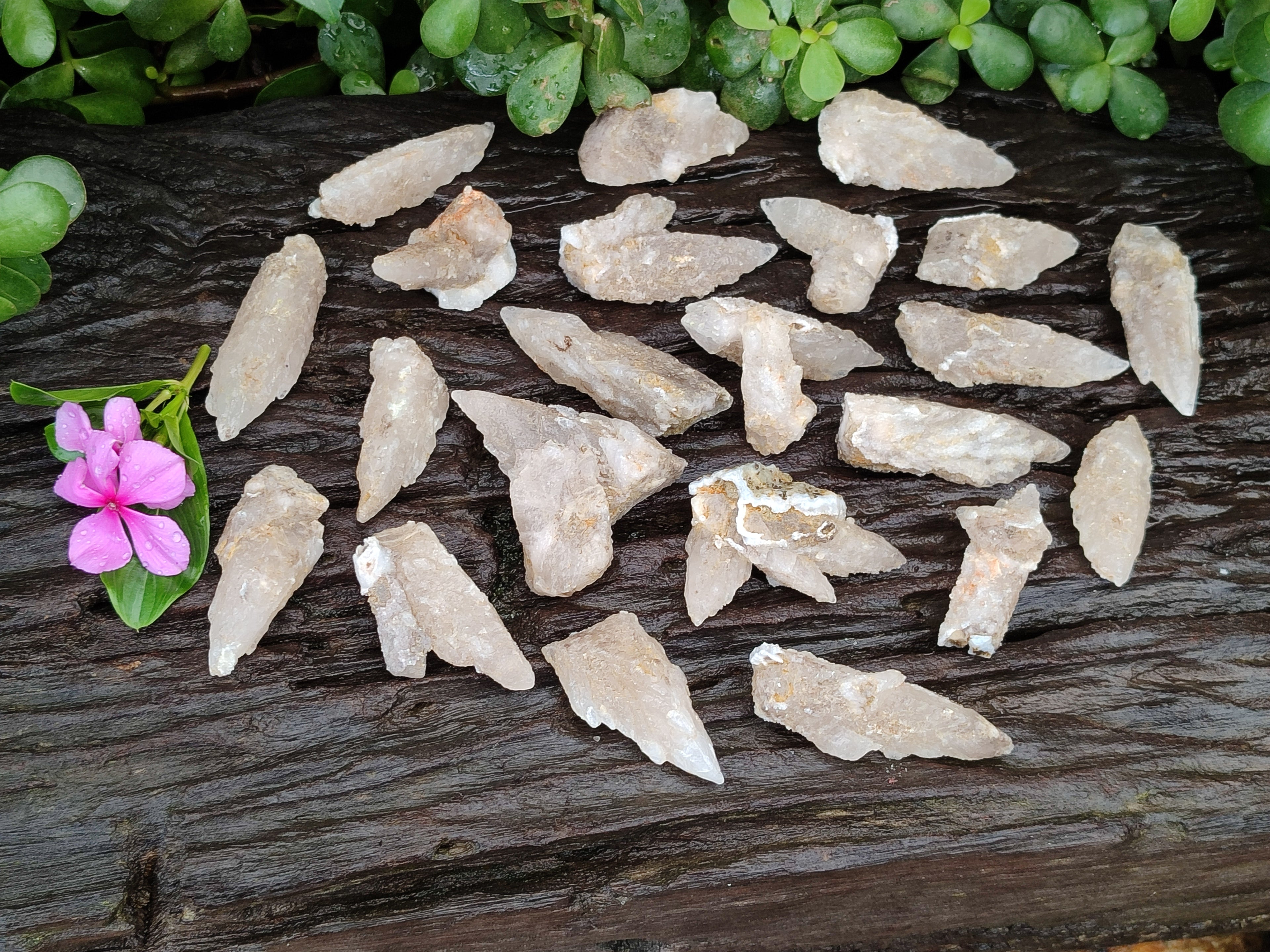 Natural Drusy Quartz Coated Calcite Pseudomorph Specimens x 35 From Alberts Mountain, Lesotho - Toprock Gemstones and Minerals 
