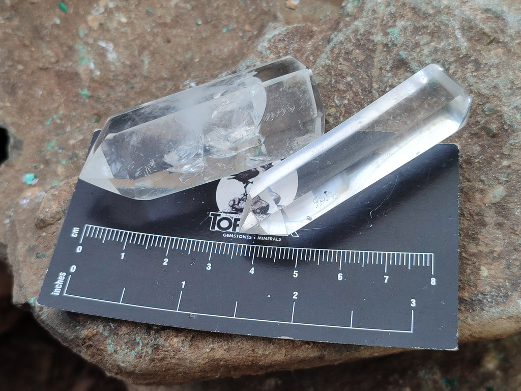 Polished Clear Quartz Crystals x 20 From Madagascar - Toprock Gemstones and Minerals 