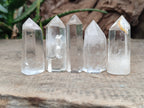 Polished Clear Quartz Crystals x 20 From Madagascar - Toprock Gemstones and Minerals 