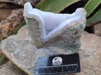 Natural Blue Lace Agate Geode Specimens x 4 From Nsanje, Malawi - Toprock Gemstones and Minerals 