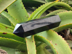 Polished Black Basalt Points x 4 From Antsirabe, Madagascar - Toprock Gemstones and Minerals 
