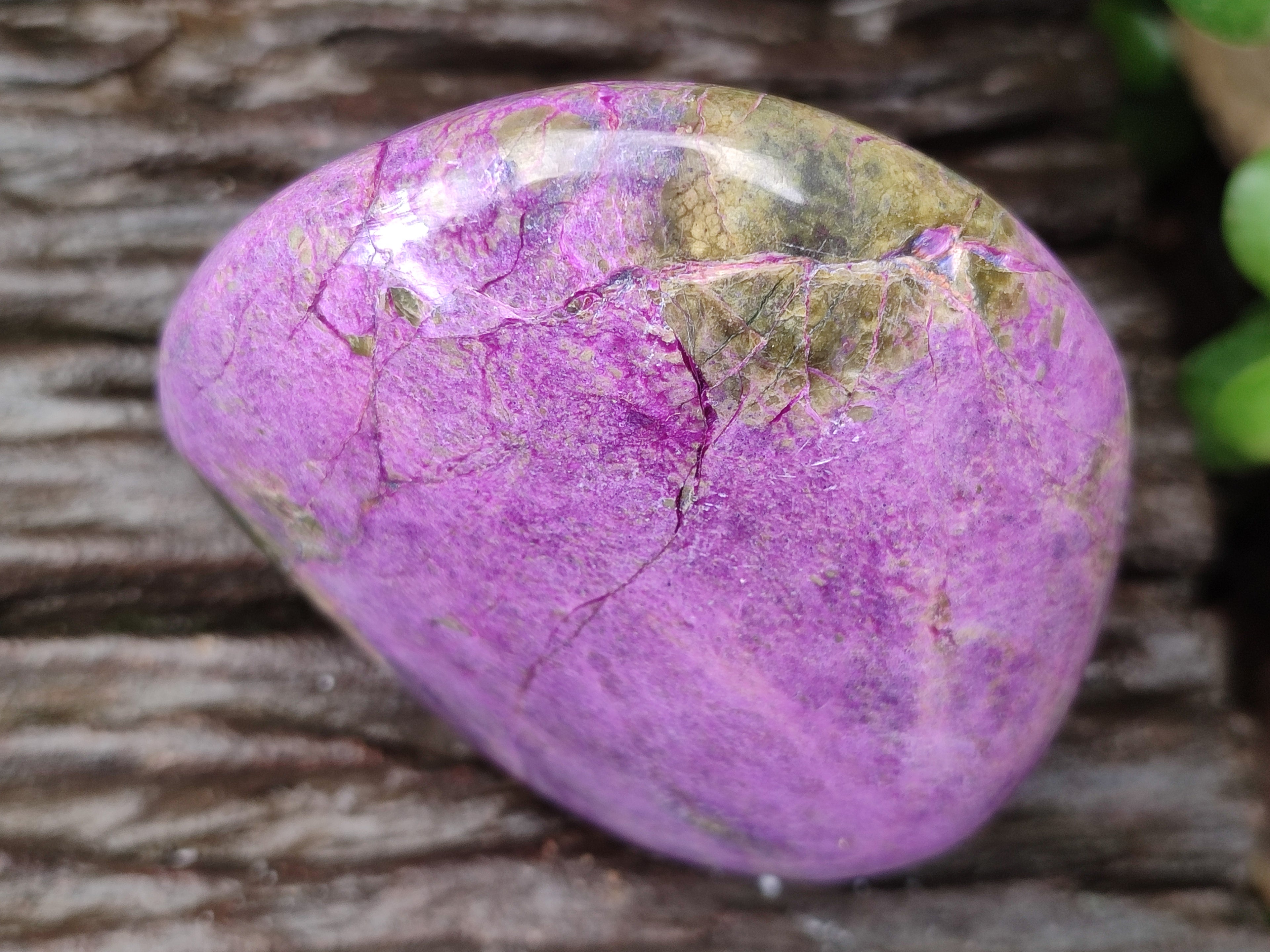 Polished Stichtite Standing Free Forms x 4 From Barberton, South Africa - Toprock Gemstones and Minerals 