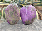 Polished Stichtite Standing Free Forms x 4 From Barberton, South Africa - Toprock Gemstones and Minerals 