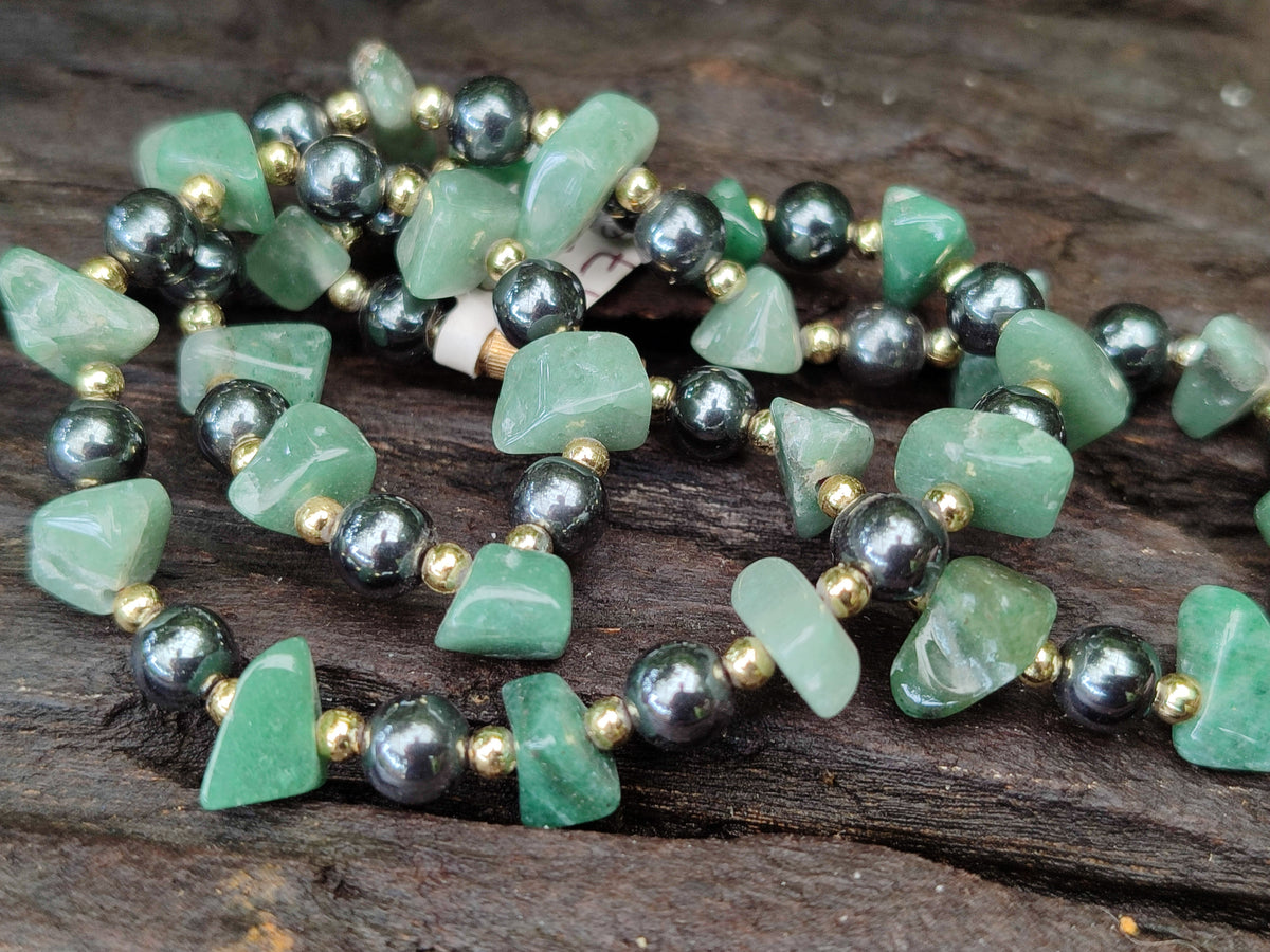 Hand Made Mixed Stone Bead Necklaces x 6 From South Africa - Toprock Gemstones and Minerals 