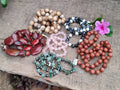 Hand Made Mixed Stone Bead Necklaces x 6 From South Africa - Toprock Gemstones and Minerals 