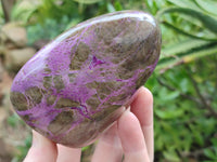 Polished Stichtite Standing Free Forms x 3 From Barberton, South Africa - Toprock Gemstones and Minerals 