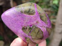 Polished Stichtite Standing Free Forms x 3 From Barberton, South Africa