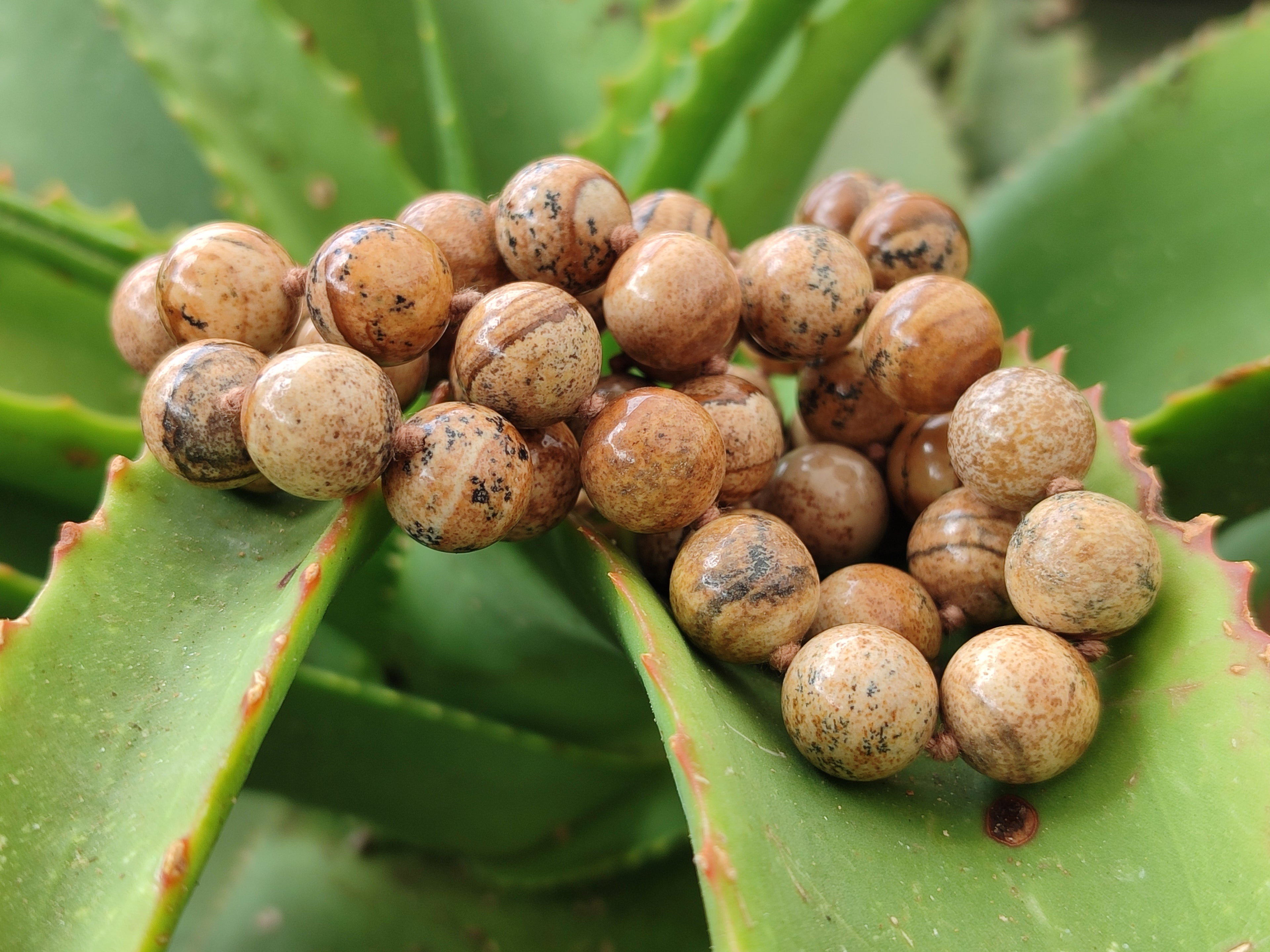 Hand Made Mixed Stone Bead Necklaces x 6 From Southern Africa - Toprock Gemstones and Minerals 