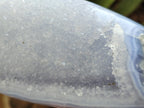 Polished Blue Lace Agate Geodes x 2 From Malawi - Toprock Gemstones and Minerals 