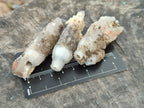 Natural Drusy Quartz Coated Calcite Pseudomorph Specimens x 20 From Alberts Mountain, Lesotho - Toprock Gemstones and Minerals 