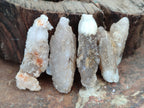 Natural Drusy Quartz Coated Calcite Pseudomorph Specimens x 20 From Alberts Mountain, Lesotho - Toprock Gemstones and Minerals 