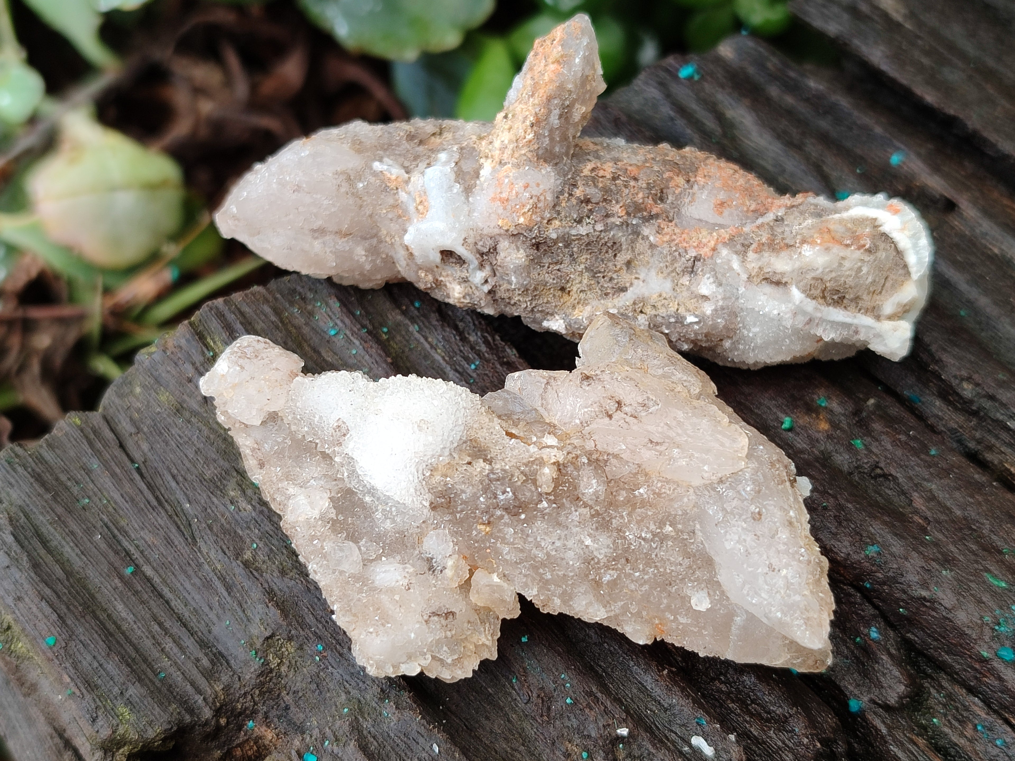 Natural Drusy Quartz Coated Calcite Pseudomorph Specimens x 20 From Alberts Mountain, Lesotho - Toprock Gemstones and Minerals 