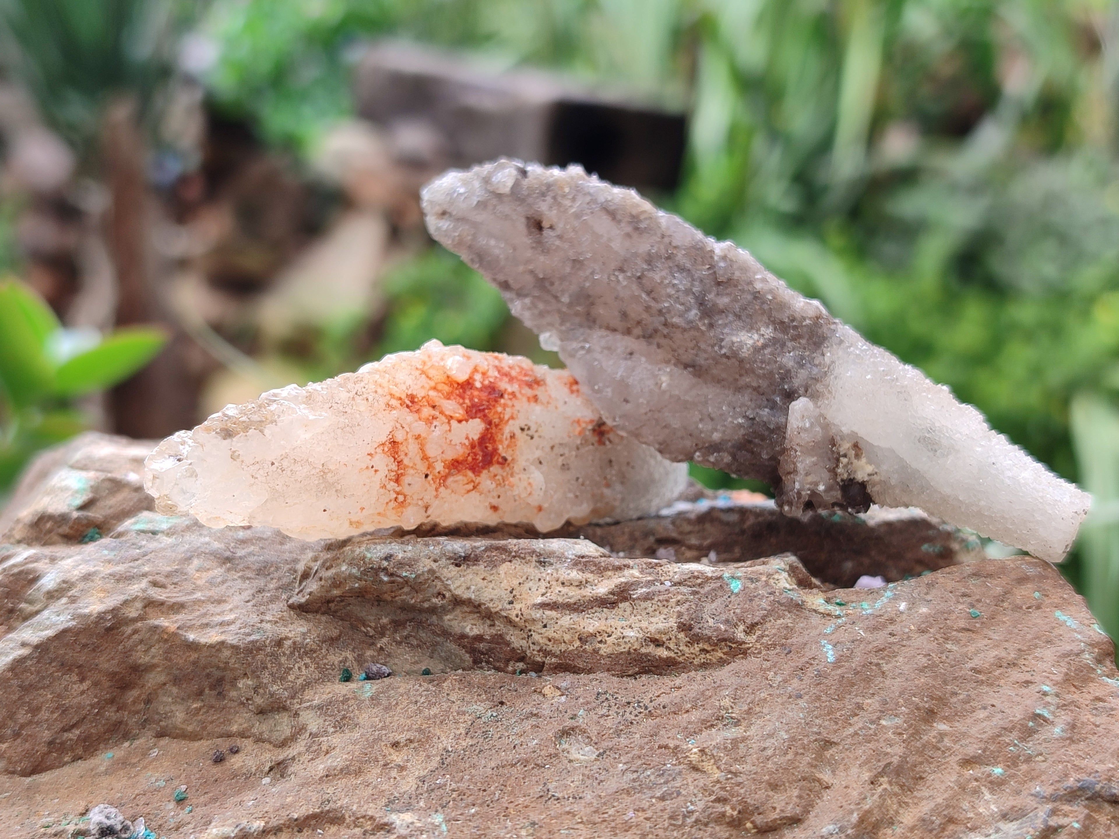 Natural Drusy Quartz Coated Calcite Pseudomorph Specimens x 20 From Alberts Mountain, Lesotho - Toprock Gemstones and Minerals 