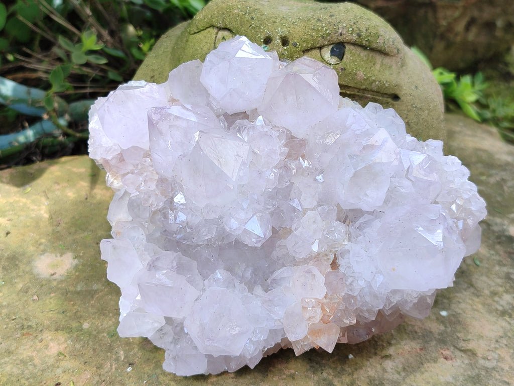 Natural Amethyst Spirit Quartz Clusters x 3 From Boekenhouthoek, South Africa - Toprock Gemstones and Minerals 