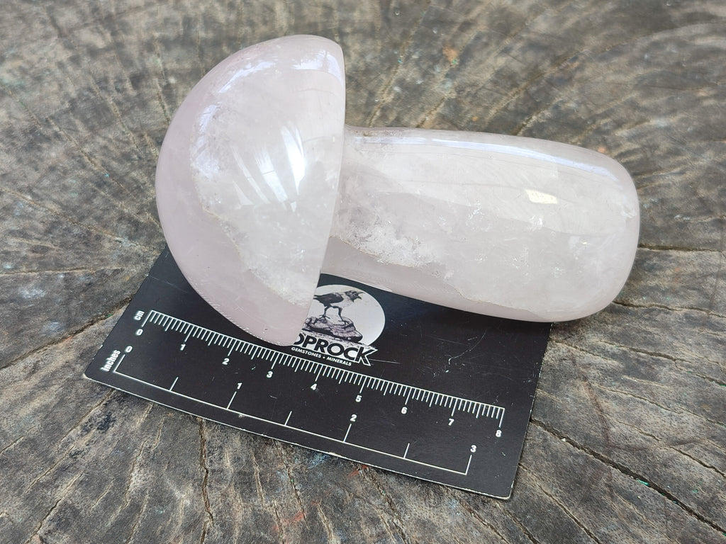 Polished Rose Quartz Standing Free Forms x 6 From Ambatondrazaka, Madagascar - Toprock Gemstones and Minerals 