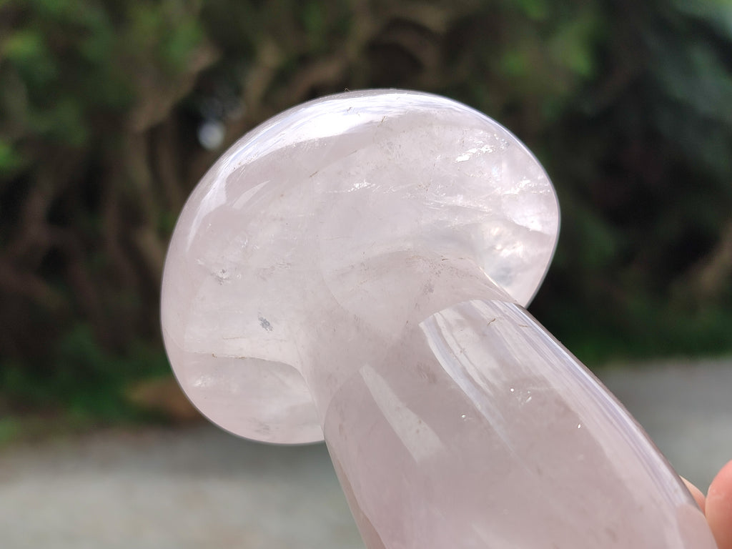 Polished Rose Quartz Standing Free Forms x 6 From Ambatondrazaka, Madagascar - Toprock Gemstones and Minerals 