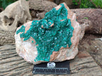 Natural Dioptase On Dolomite Specimens x 1 From Likasi, Congo - Toprock Gemstones and Minerals 