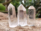 Polished Clear Quartz Crystals x 20 From Madagascar - Toprock Gemstones and Minerals 