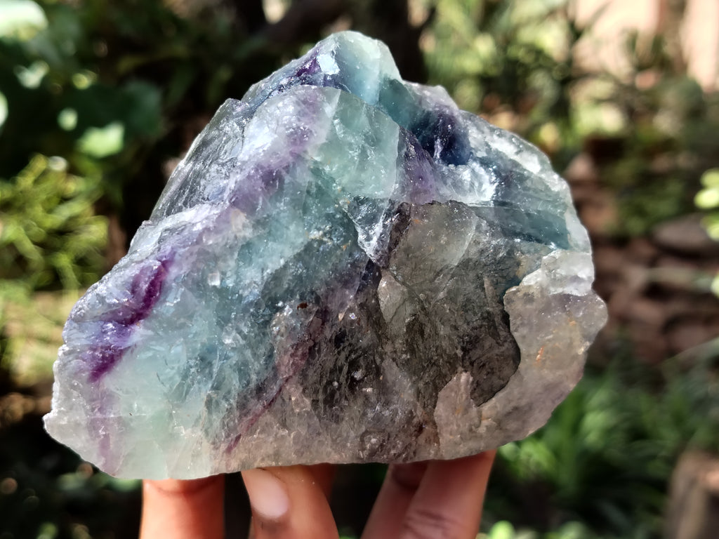 Natural Watermelon Fluorite Cobbed Specimens x 4 From Uis, Namibia - Toprock Gemstones and Minerals 