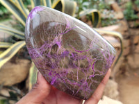 Polished Stichtite Standing Free Forms x 2 From Barberton, South Africa&nbsp; - Toprock Gemstones and Minerals 