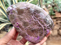 Polished Stichtite Standing Free Forms x 2 From Barberton, South Africa&nbsp; - Toprock Gemstones and Minerals 