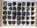 Polished Lazulite Hearts x 35 From Madagascar - Toprock Gemstones and Minerals 