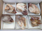 Natural Hematoid Quartz Clusters x 6 From Karoi, Zimbabwe - Toprock Gemstones and Minerals 