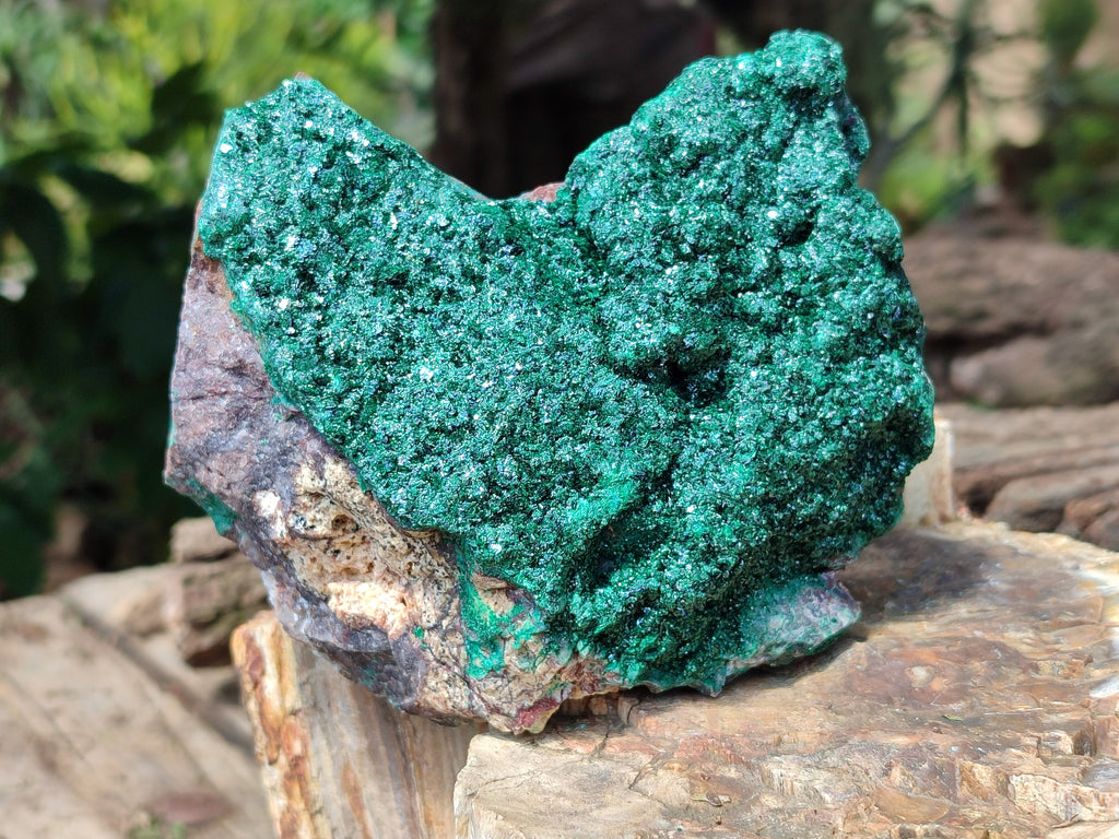 Natural Crystalline Malachite Specimens x 3 From Congo - Toprock Gemstones and Minerals 