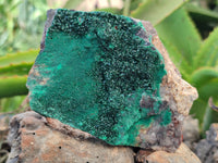 Natural Crystalline Malachite Specimens x 3 From Congo - Toprock Gemstones and Minerals 