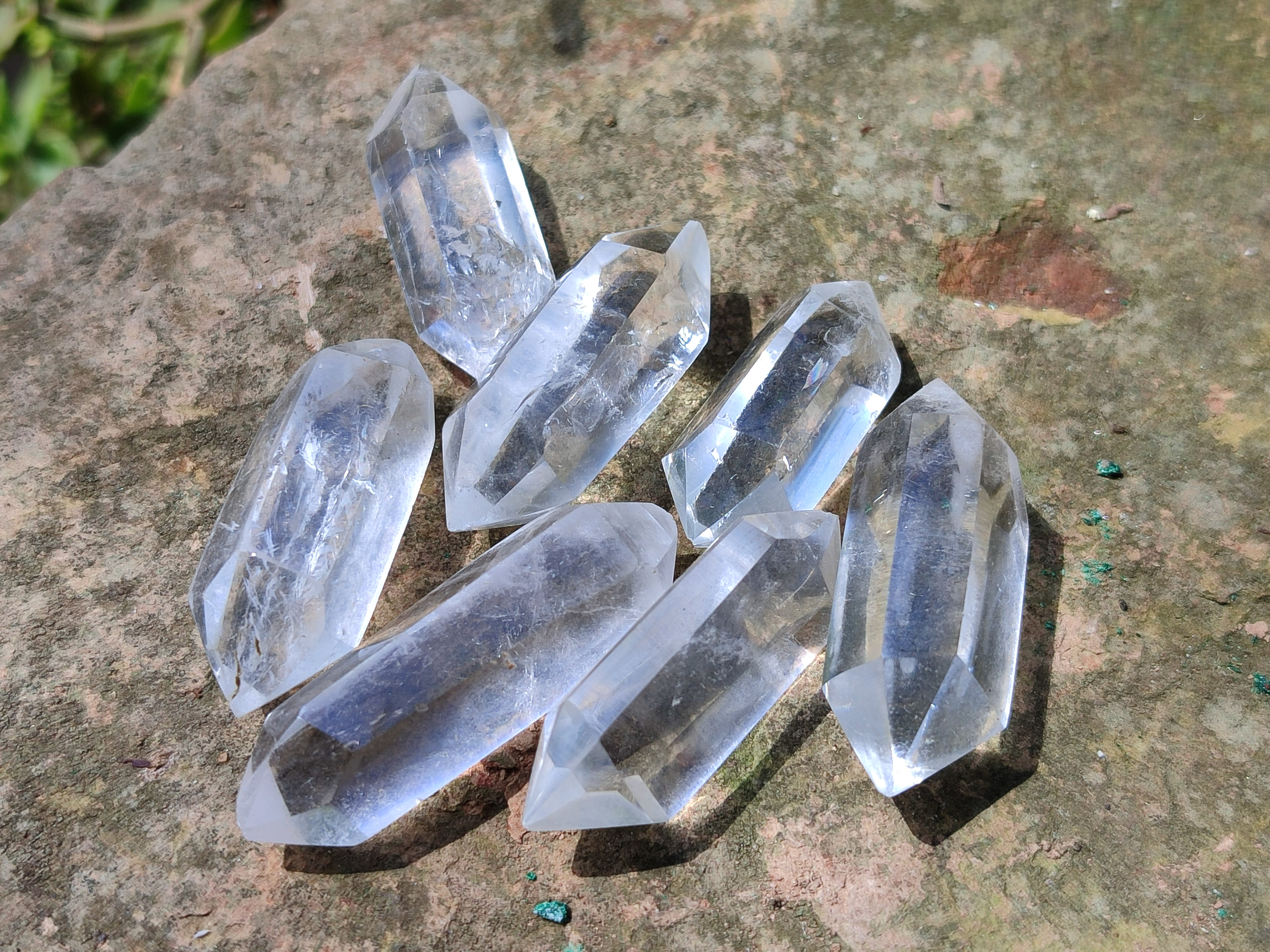 Polished Double Terminated Clear Quartz Crystals x 70 From Madagascar - Toprock Gemstones and Minerals 