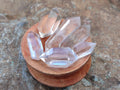 Polished Double Terminated Clear Quartz Crystals x 70 From Madagascar - Toprock Gemstones and Minerals 