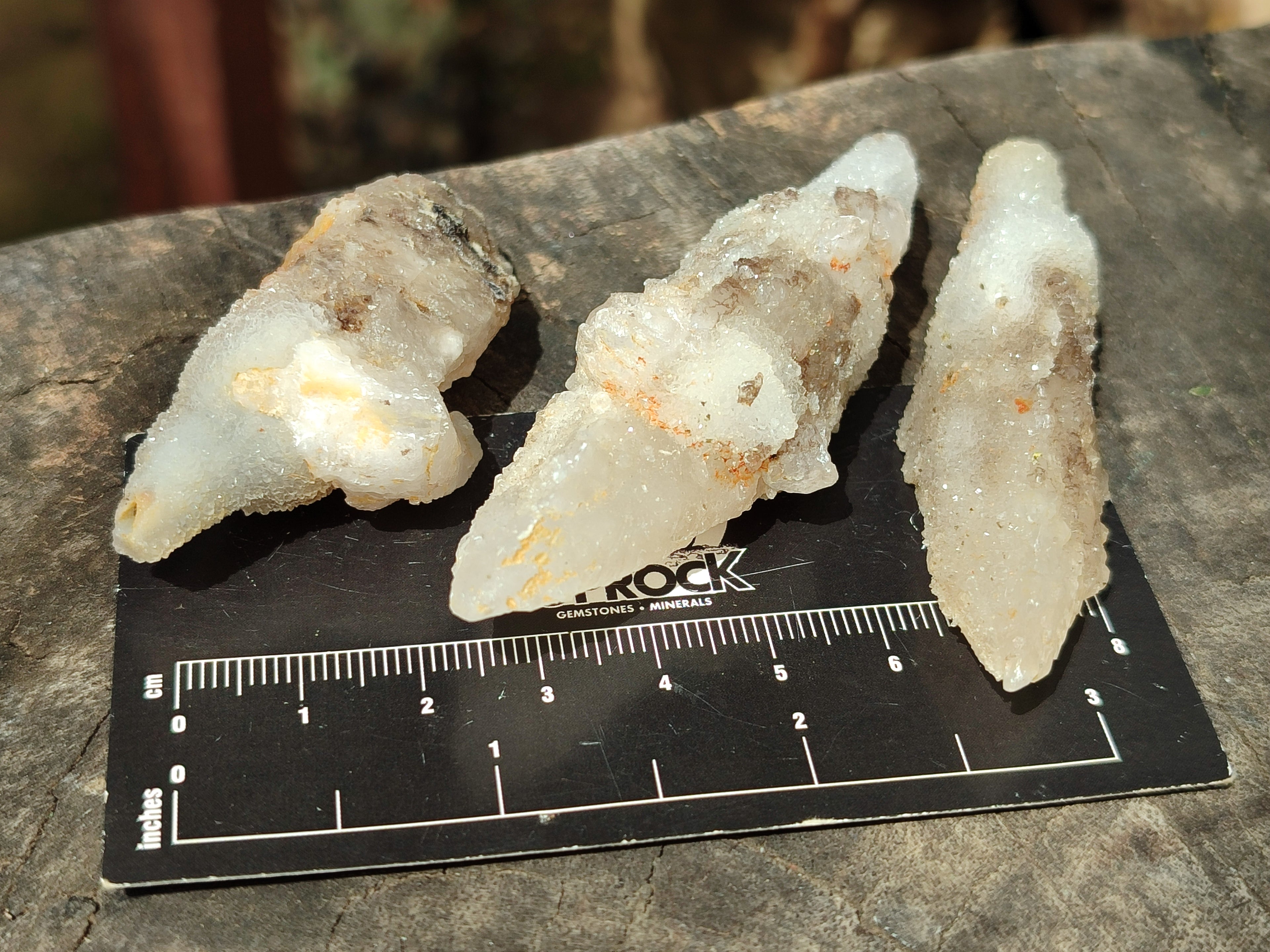 Natural Drusy Quartz Coated Calcite Pseudomorph Specimens x 20 From Alberts Mountain, Lesotho - Toprock Gemstones and Minerals 