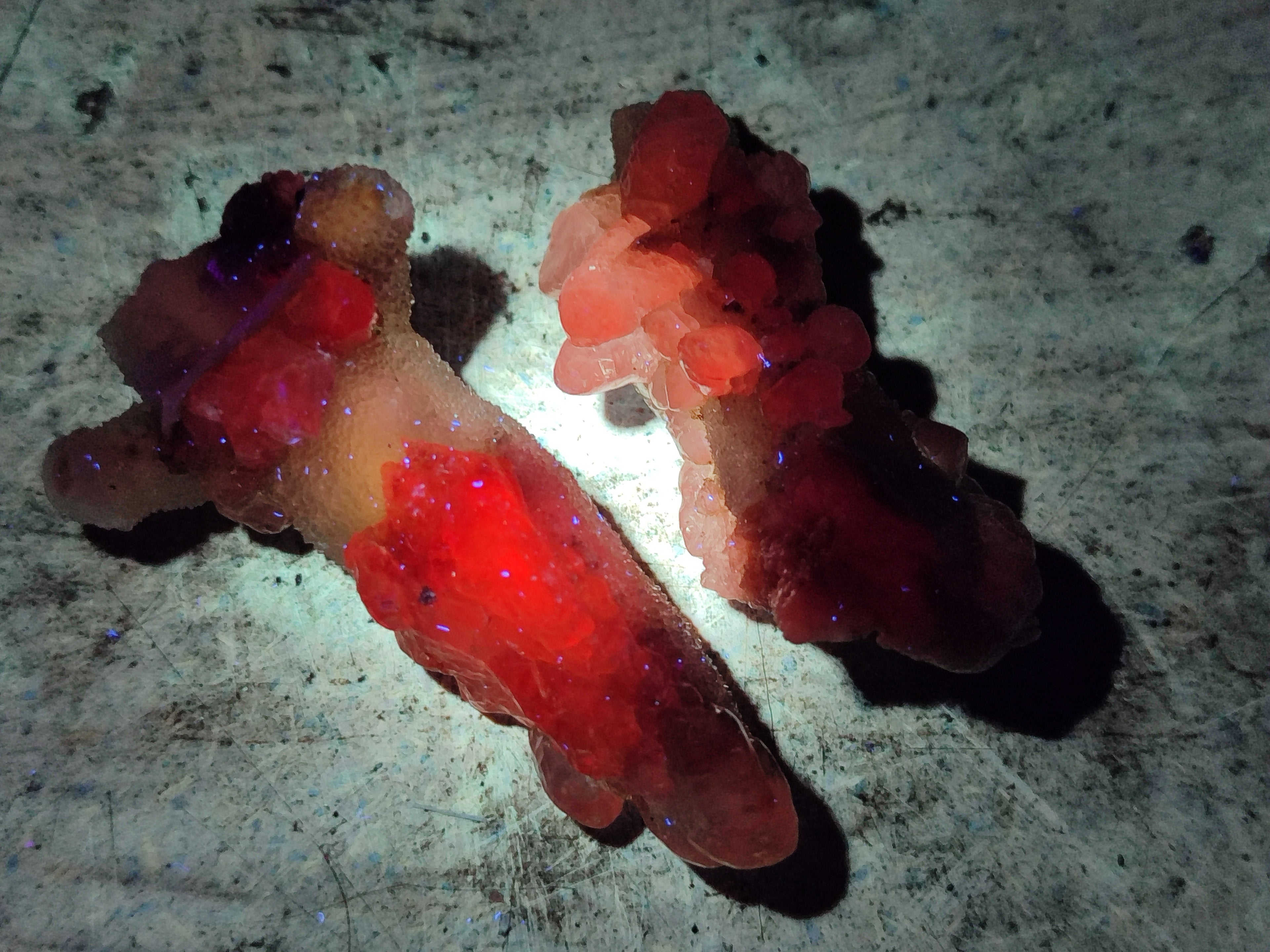 Natural Drusy Quartz Coated Calcite Pseudomorph Specimens x 35 From Alberts Mountain, Lesotho - Toprock Gemstones and Minerals 