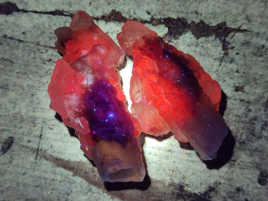 Natural Drusy Quartz Coated Calcite Pseudomorph Specimens x 35 From Alberts Mountain, Lesotho - Toprock Gemstones and Minerals 