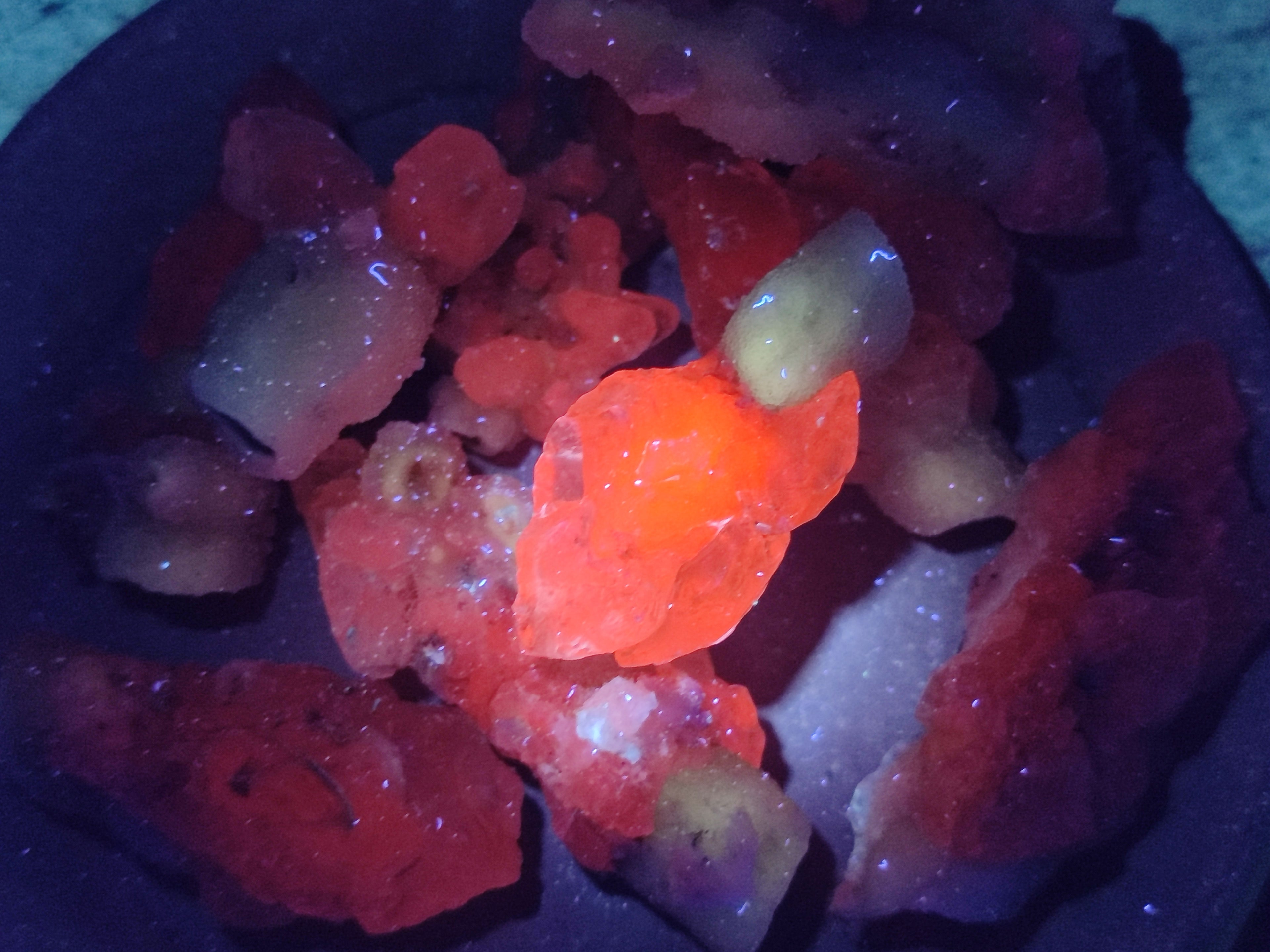 Natural Drusy Quartz Coated Calcite Pseudomorph Specimens x 35 From Alberts Mountain, Lesotho - Toprock Gemstones and Minerals 